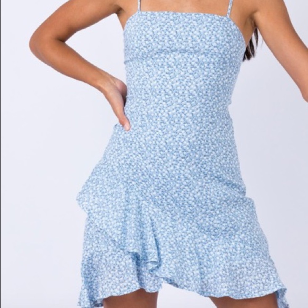 Princess Polly Grasby Mini Dress Blue